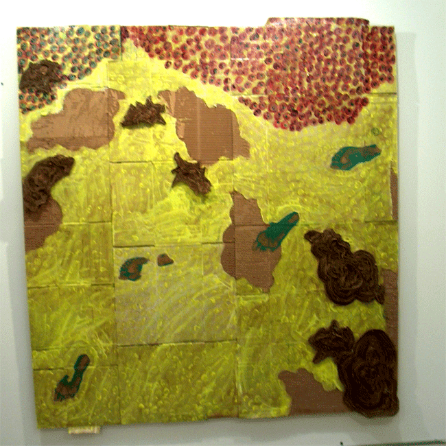 Painted cardboard 2006 #2