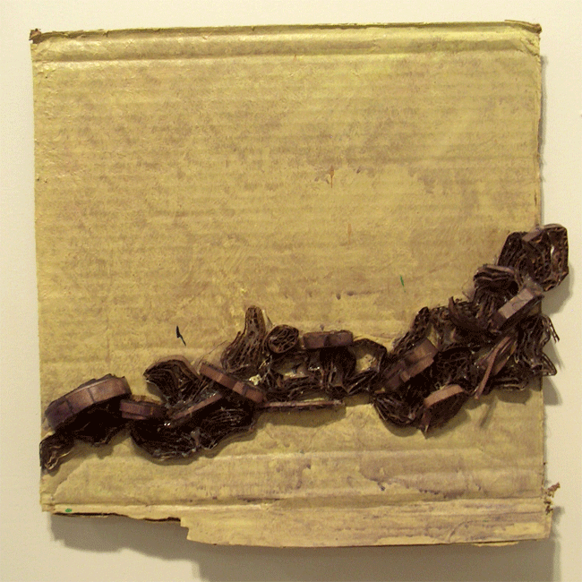 Painted cardboard 2006 #11